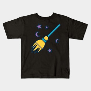 Witch Broom Kids T-Shirt